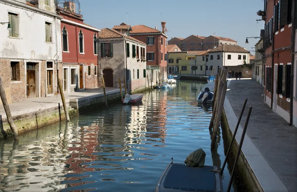 Wenecja - kanał z wyspy murano — Zdjęcie stockowe