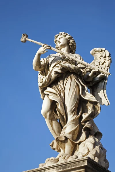 Řím - anděl s houbou od anděla s mostu — Stock fotografie