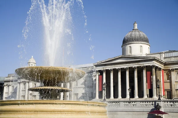 London - Trafalgar square - Nacional gallery — Stock Photo, Image