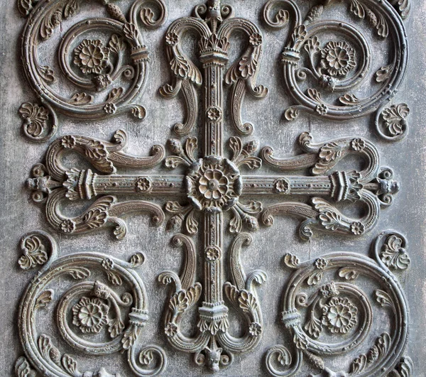 Париж - интерьер собора Святого Дени — стоковое фото