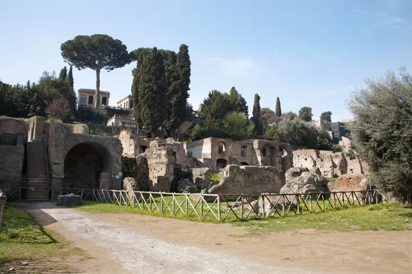 Roma - mira desde Forum Romantu hasta Palatinum —  Fotos de Stock