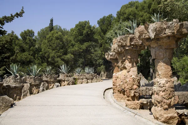 Барселона - парк Guell by Gaudi — стоковое фото