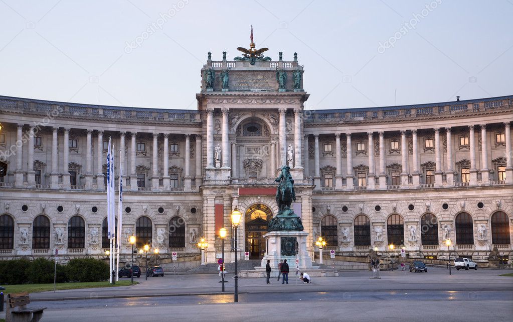 Vienna - Nacional library in morning