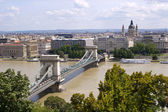 Budapešť - Řetězový most a katedrála svatého Štěpána
