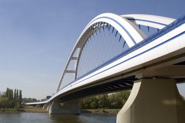 Bratislava - modern Apollo bridge clipart