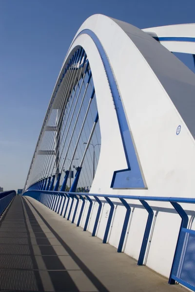 Bratislava - modern Apollo bridge — Stock Photo, Image