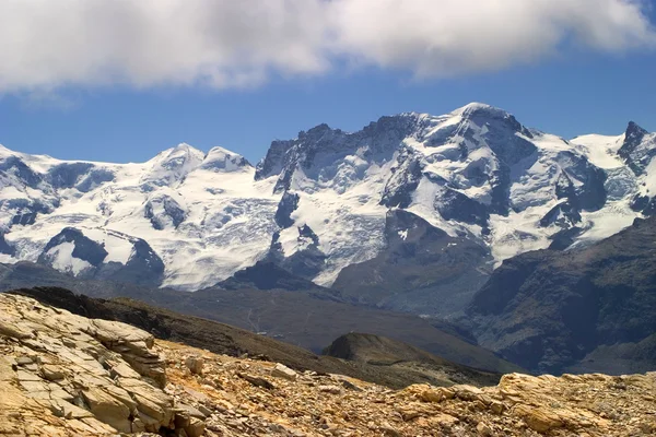 Pico Breithorn - Suiza Alpes — Foto de Stock