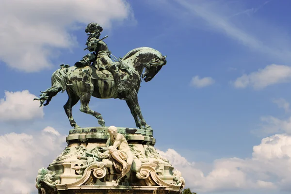 Budapest - staty av prins eugene — Stockfoto
