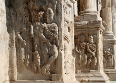 Rome - detail voor constanitne triumph arch