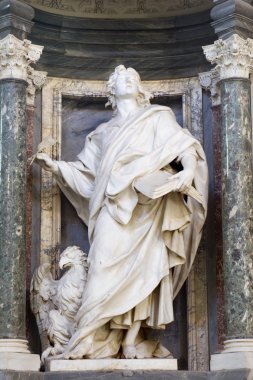 Rome - st. John statue in Lateran basilica clipart