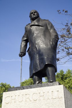 London - Winston Churchill memorial clipart