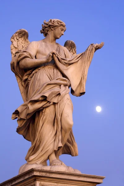 Řím - ponte sant'angelo, anděl s sudarium — Stock fotografie