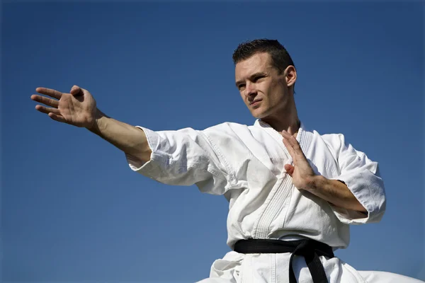 Trénink karate — Stock fotografie
