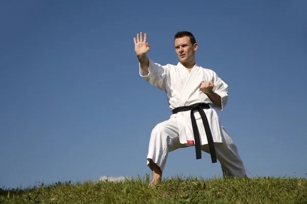 Karate edzés — Stock Fotó