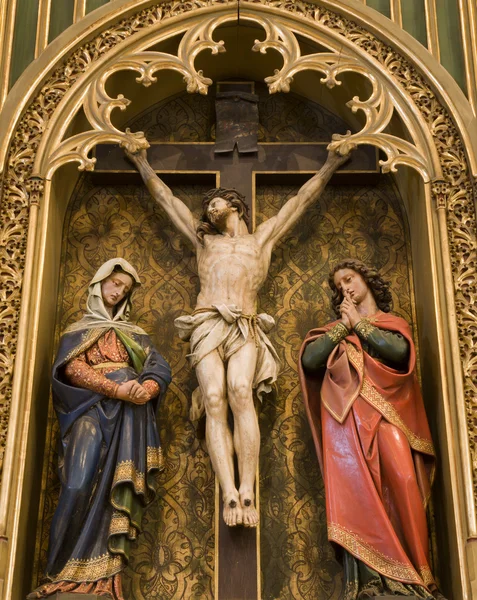 Bratislava - crucifixion from Martin s dom - carving — Stock Photo, Image