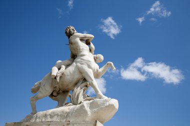 Paris - Centaur carrying off a nymph by Laurent Marqueste, marble, 1892, Tuileries Garden clipart