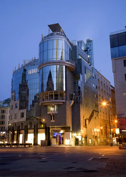 Wiedeń - nowoczesna architektura z centrum — Zdjęcie stockowe