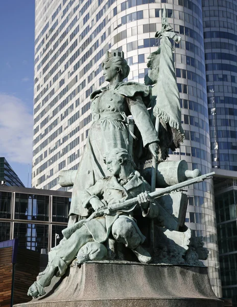 Parigi - statua La Defense — Foto Stock