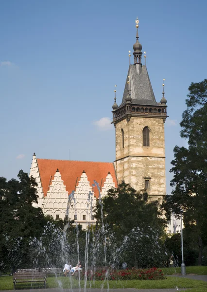 Прага - новая ратуша — стоковое фото
