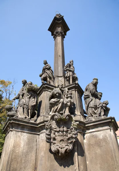 Prague - baroque hl. Mary column by F. M. Brokoff, 1736 — Stock Photo, Image