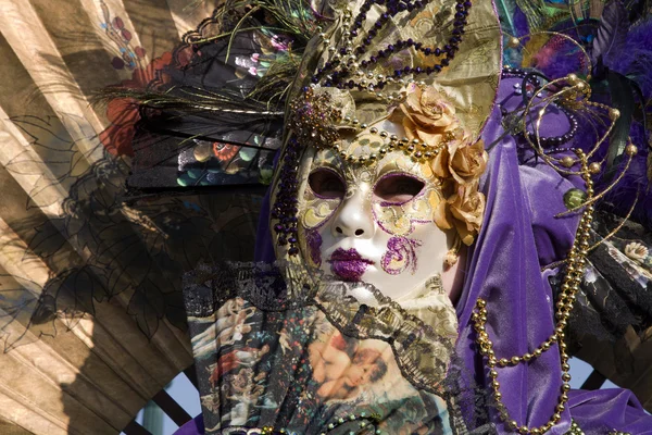 Venezia - maschera di lusso dal carnevale — Foto Stock