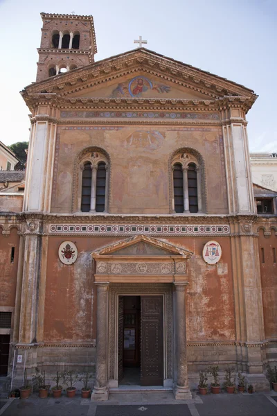 Rome - Jésus de la façade de l'église Santa Pudenziana — Photo