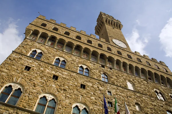 Florence - town-hall Palazzo Vecchio — Stock Photo, Image