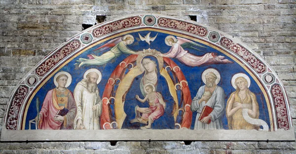 Holy Mary from Florence church - San Miniato al Monte — Stock Photo, Image