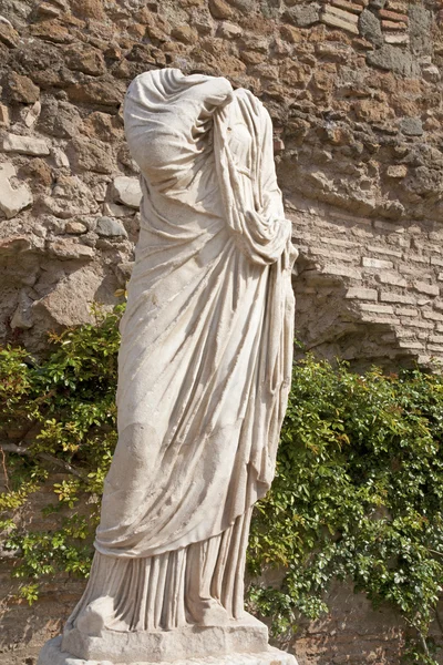 stock image Rome - statue from Atrium Vestae - Forum romanum