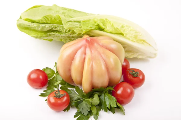 Pomodoro e insalata lattuga — Stock Photo, Image