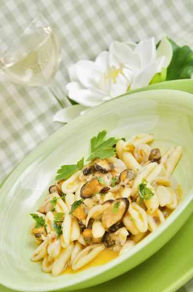 stock image Cicatelli Molise-style seafood with shellfish