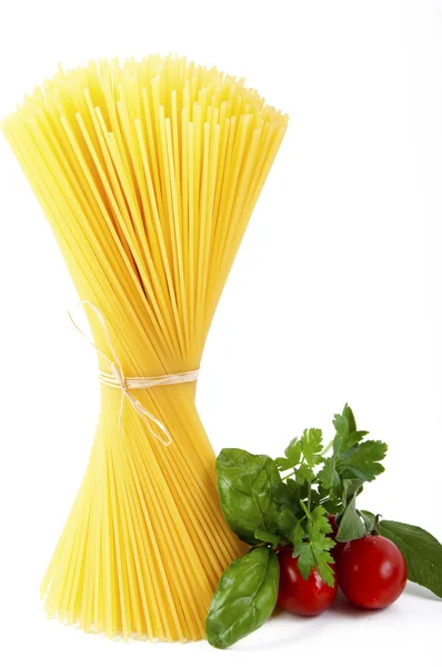 stock image Spaghetti with Italian ingredients