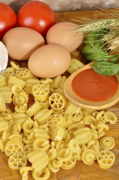 Pasta a basso contenuto proteico-pasta low protein — Stock Photo, Image