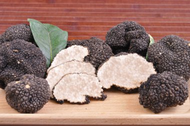 Freshly harvested black truffle clipart