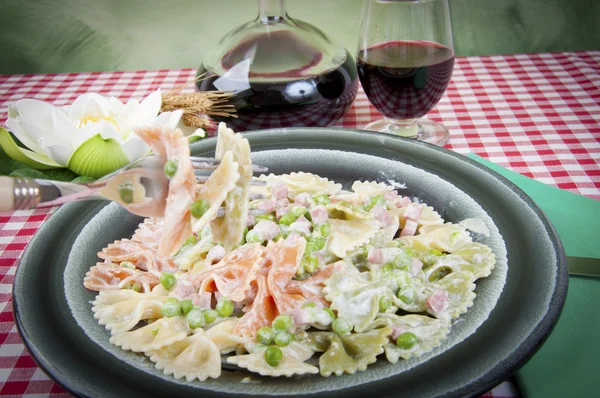 stock image Butterflies tricolor with peas and ham