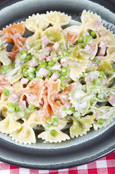 stock image Butterflies tricolor with peas and ham