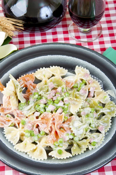 stock image Butterflies tricolor with peas and ham