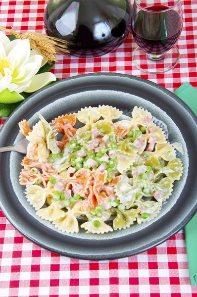 stock image Butterflies tricolor with peas and ham