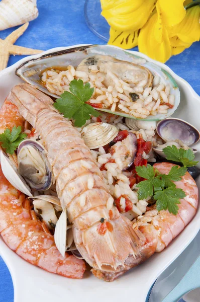 I pirated rice with seafood seafood — Stock Photo, Image