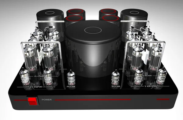 stock image Tube amplifier