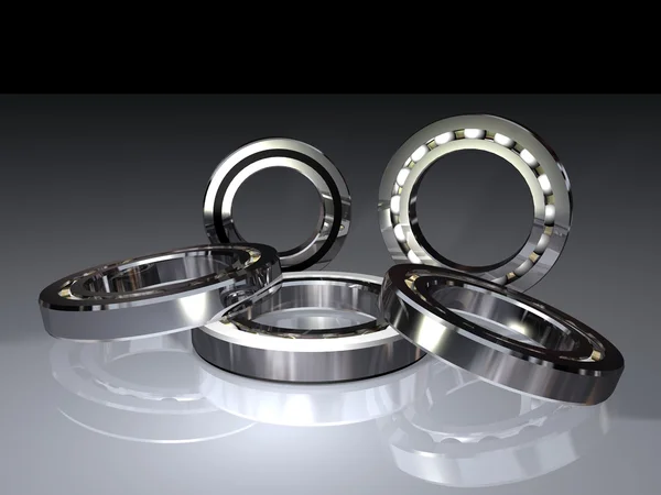 stock image Steel Ball Bearings