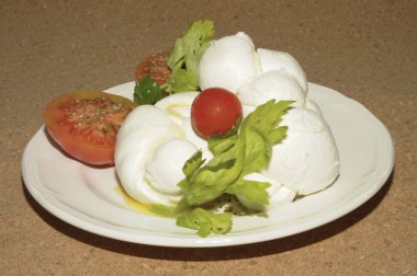 Mozzarella fresca con pomodori