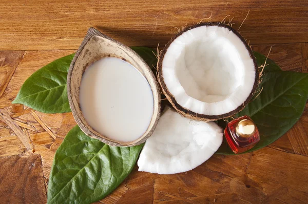 S vůní čerstvého kokosu — Stock fotografie