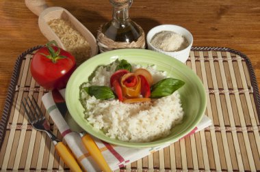 zeytinyağı ve parmesan basit risotto