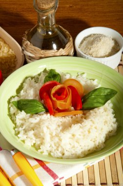 zeytinyağı ve parmesan basit risotto