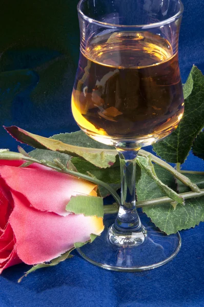 stock image Brandy with pipe and cigar