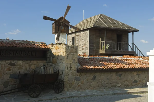 Созополь, невелике містечко на узбережжі Чорного моря — стокове фото