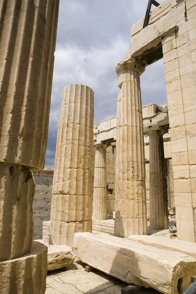 Athens Akropolis parthenon detalj — Stockfoto