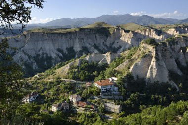 Melnik main view from above clipart