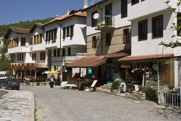 Melnik, traditionella bulgariska hus, Balkan, Bulgarien — Stockfoto
